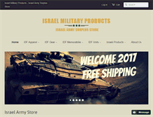 Tablet Screenshot of israelmilitary.com